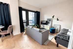 Estúdio urbano | Ferros/tábuas de passar roupa, berços (sobretaxa), Wi-Fi de cortesia