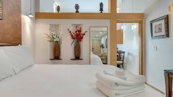 Desk, iron/ironing board, free WiFi, bed sheets