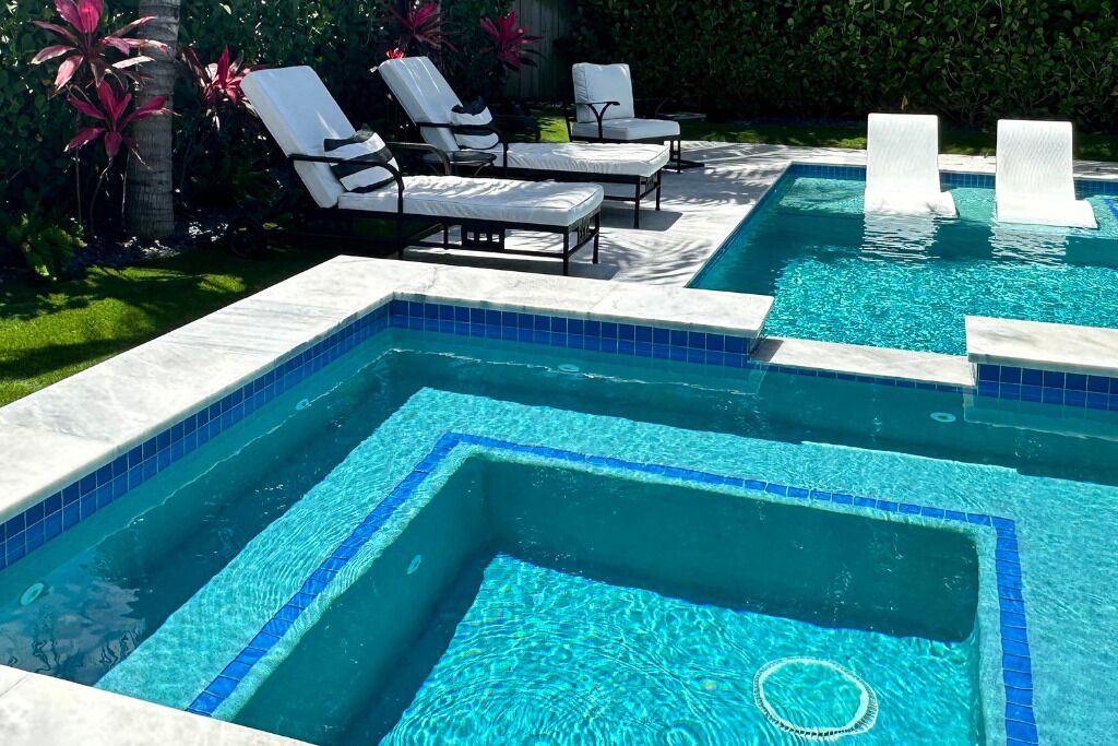 Piscine extérieure, piscine chauffée