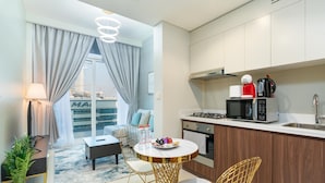Premium Apartment | Living area - Elegant 1BR Apt Near Down Town (Dubai)