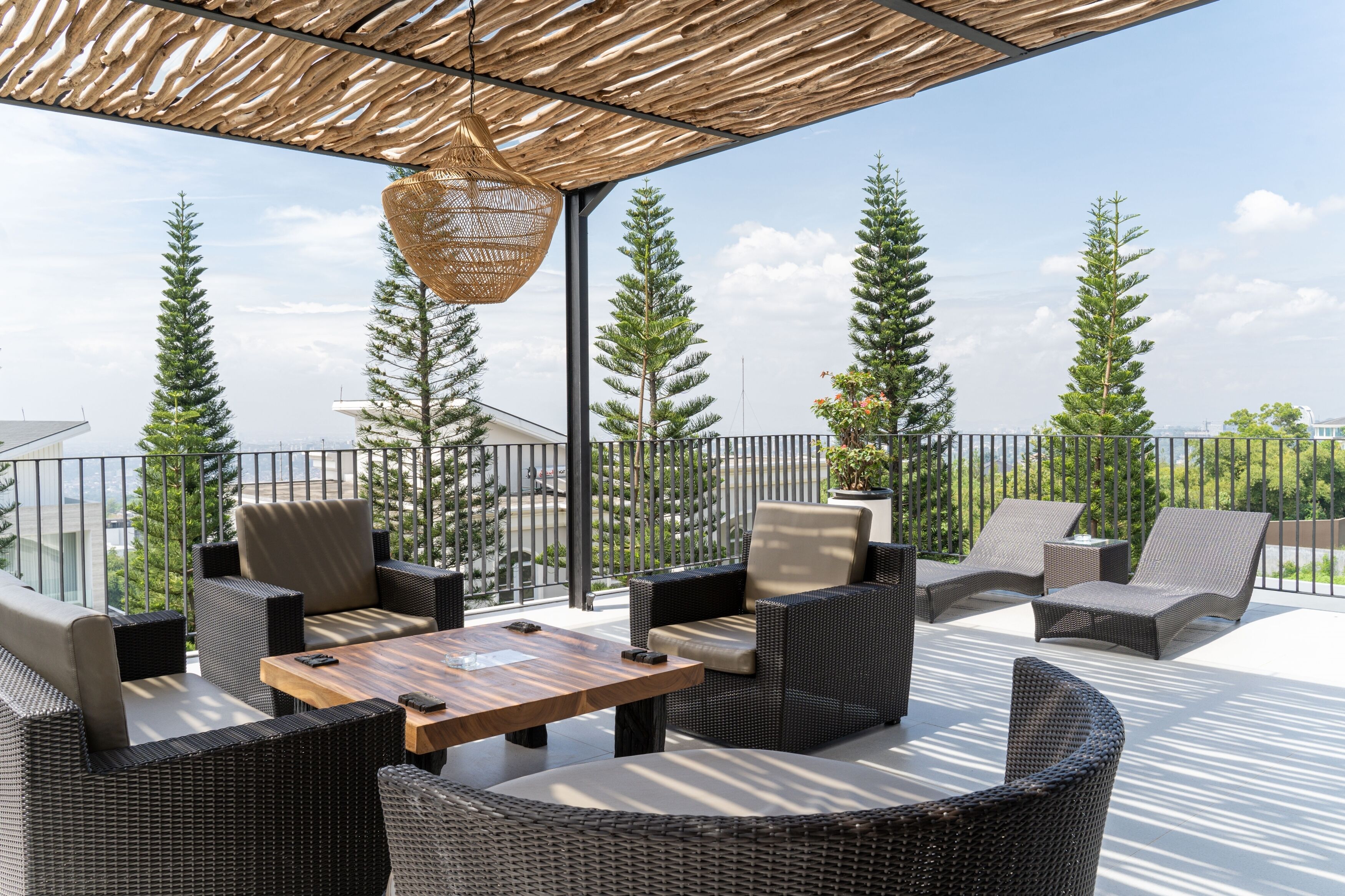 Vistas a la ciudad desde el alojamiento