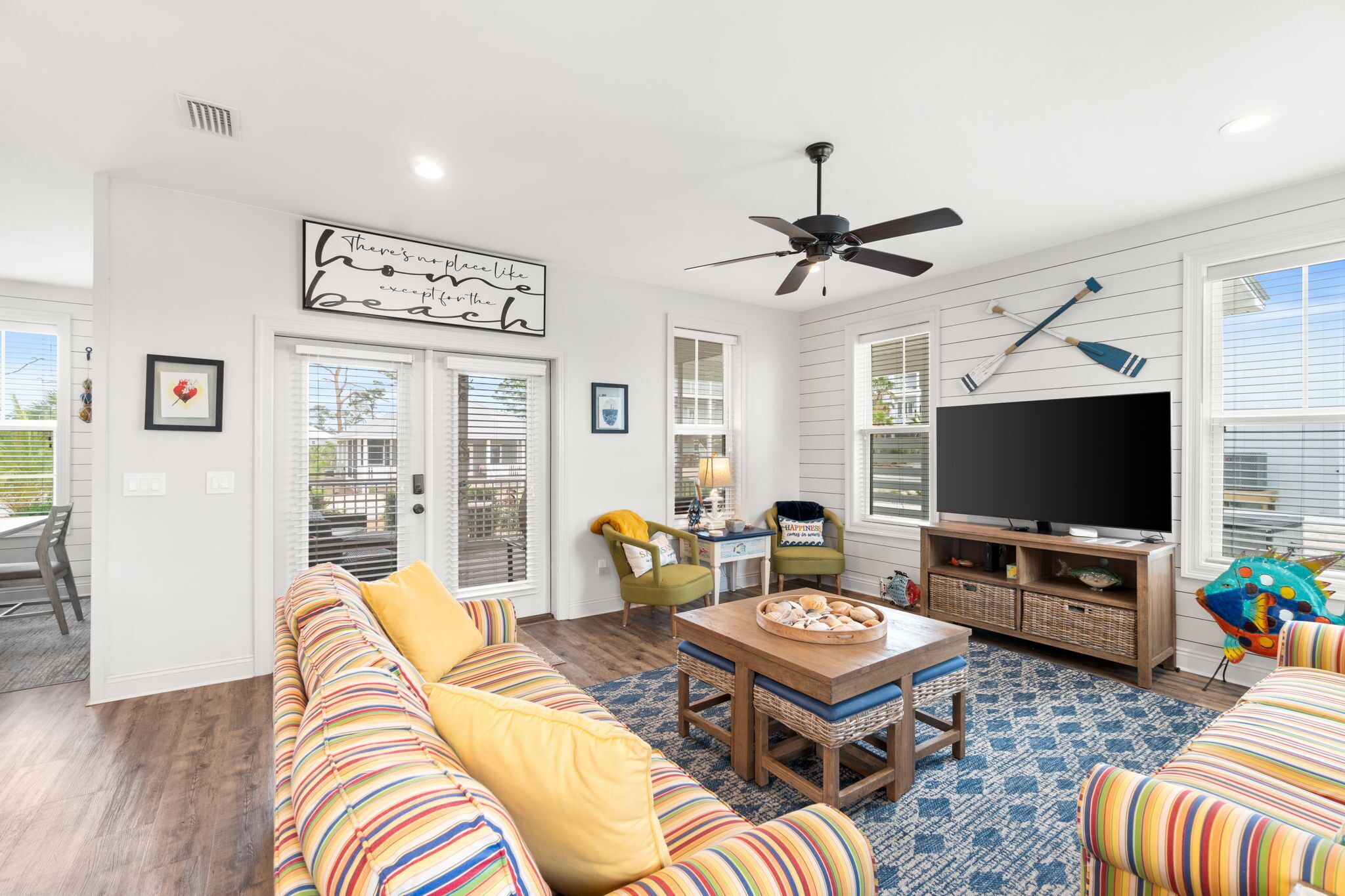 (4 Minute Walk To Beach) Screened In Porch & Mbr  On Ground Level - Cape San Blas, FL