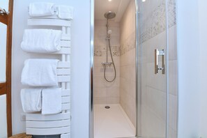 Shower, hair dryer