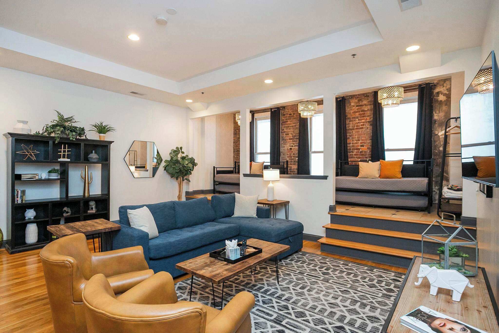 Flat-screen TV, offices