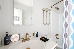 Hair dryer, soap, shampoo, toilet paper - Dog Friendly Home with Fenced Yard | Chic Coastal (Mount Pleasant)