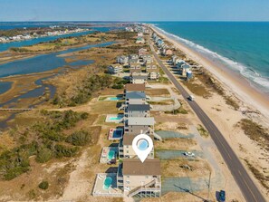 Exterior - Starfish Escape | Pet-Friendly Home with Private Pool + Walk to the Beach (North Topsail Beach)