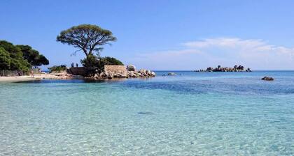 Gßté*** clim-wifi-piscine chauffée- 2 chambre- riviÚre 1min- plage5min- Pétanque