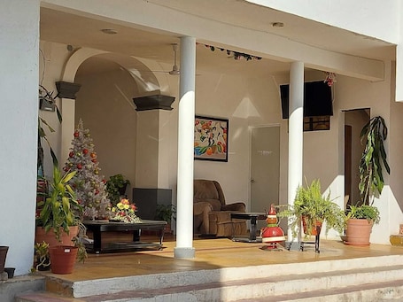 Vistas al patio. Hotel Nayar