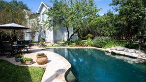 Outdoor pool - Dripping Springs area Guesthouse Bungalow (Austin)