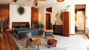 Romantic Double Room, 1 King Bed, Private Pool, Pool View | Memory foam beds, free WiFi, bed sheets - Naya Bacalar Hotel (Bacalar)