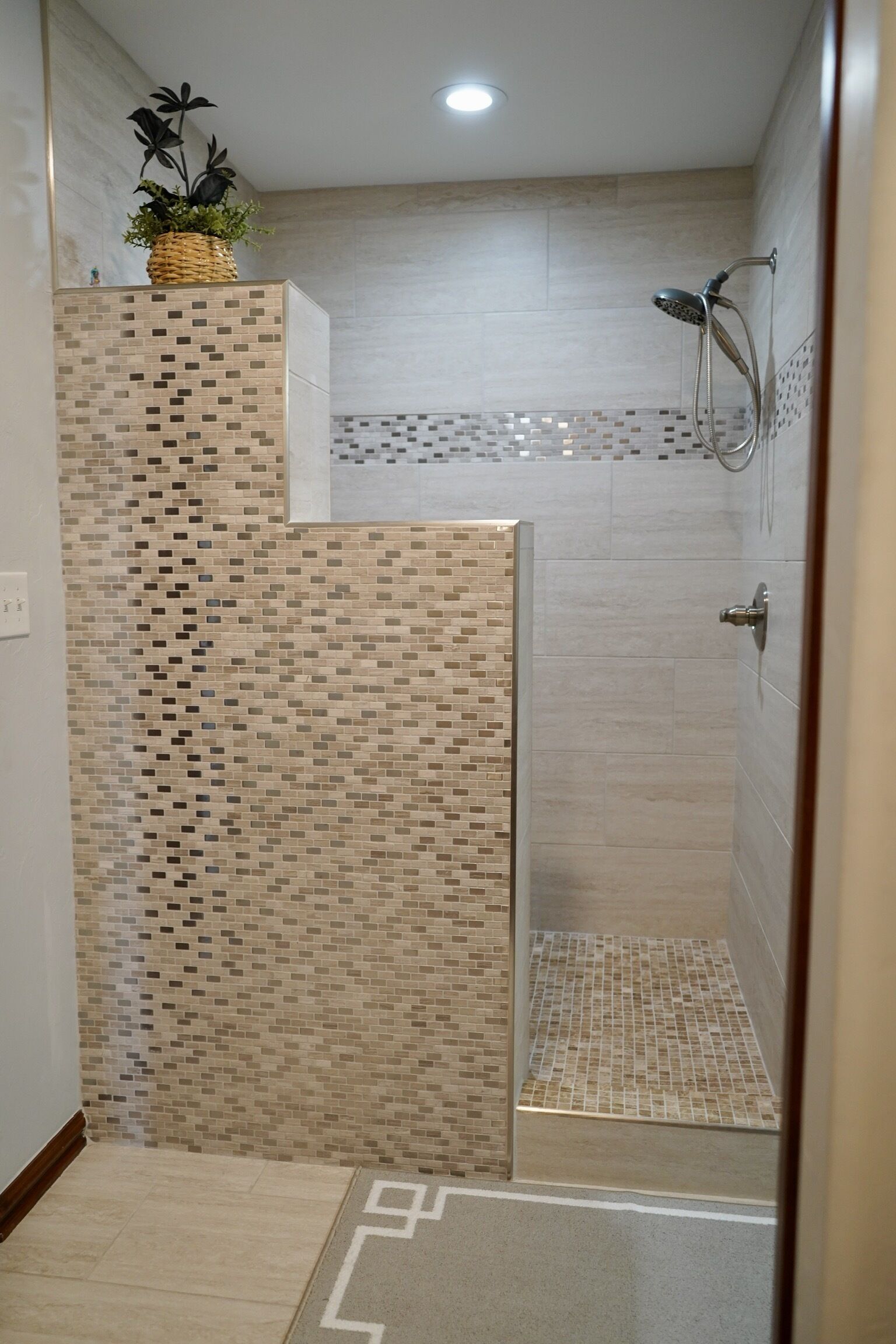 Regadera, secadora de cabello, jabón, shampoo 