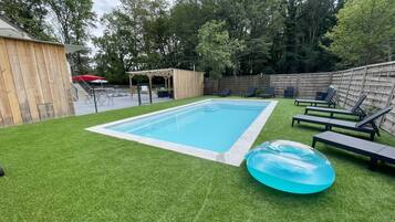 Udendørs pool, opvarmet pool