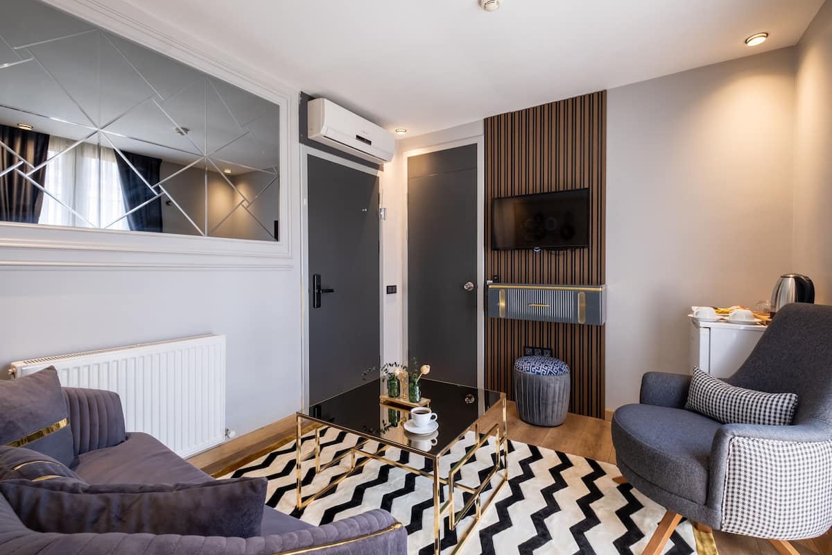 Familienapartment | 1 Schlafzimmer, Bettwäsche aus ägyptischer Baumwolle
