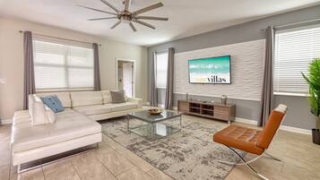 Villa, Multiple Bedrooms | Living area | Smart TV
