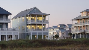 Exterior - BEACHFRONT! HOT TUB! ELEVATOR! CUSTOM-BUILT! GATED COMMUNITY! BEACH, STEPS AWAY! (Galveston)