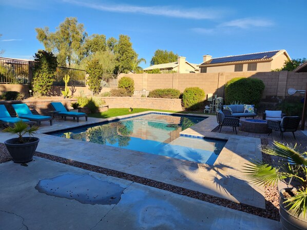 Alberca al aire libre 