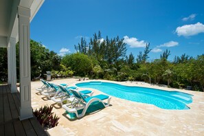 Villa, 3 Bedrooms | Pool | A heated pool - Aqua Villa And Cottage 3 Bedroom Home (Governor's Harbour)