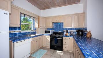 Ferienhaus, 2 Schlafzimmer | Eigene KĂŒche | KĂŒhlschrank, Ofen, Wasserkocher mit Kaffee-/Teezubehör, Toaster