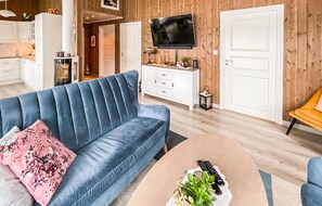 Fernseher, Kamin