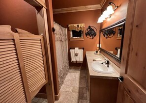 Dusj, boblebad, hårføner og bidé