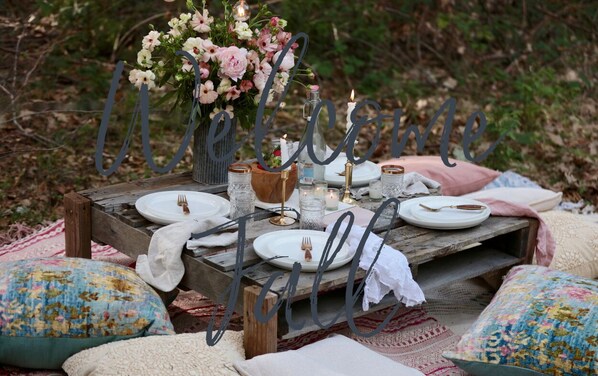 Signature cottage, niet-roken, uitzicht op heuvels | Terras