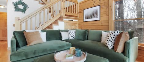 Smart-tv, pejs, dvd-afspiller, bøger