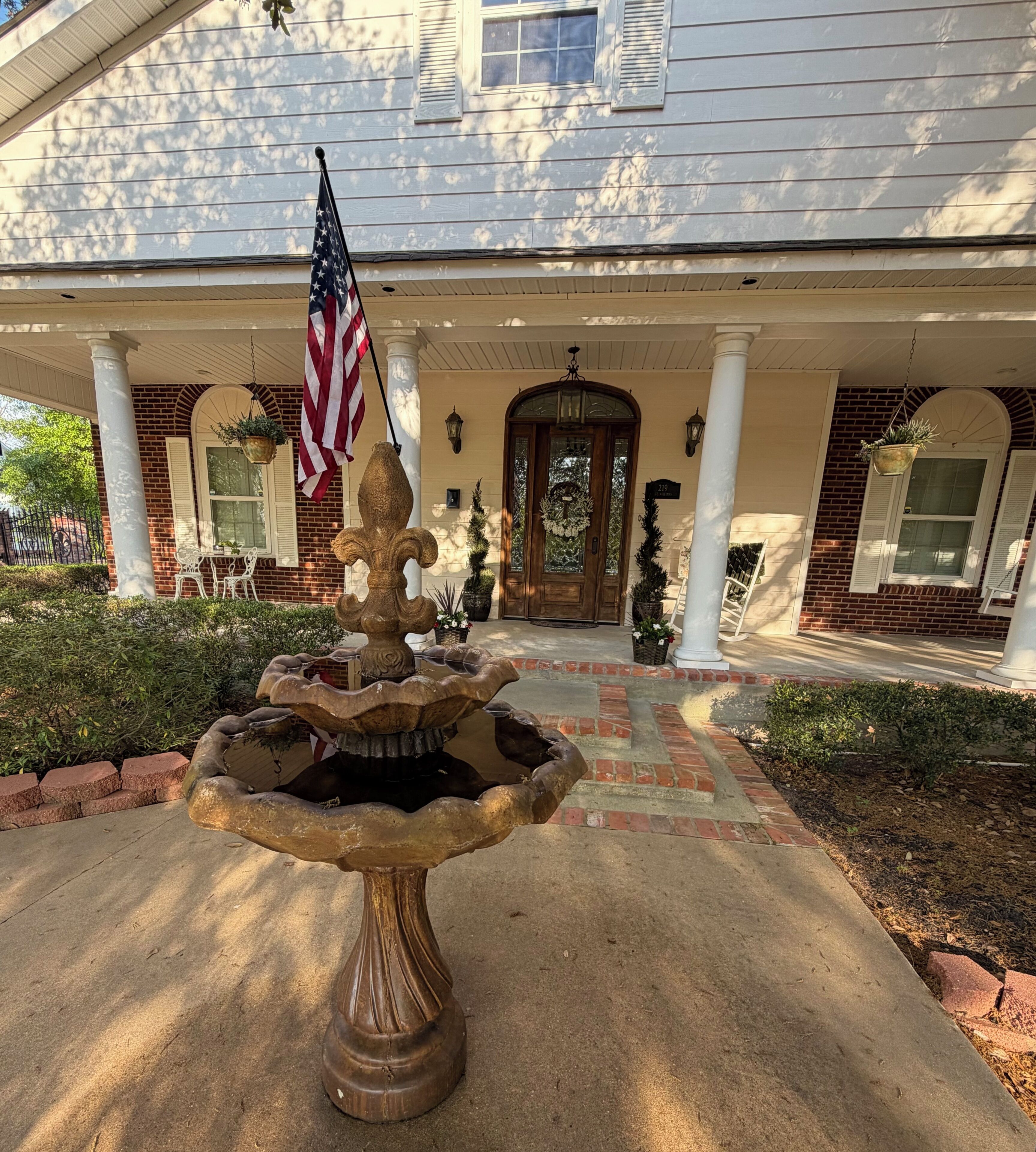 Façana frontal de l'allotjament