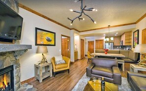 TV connectée, cheminée, jeux vidéo, baby-foot