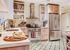 Villa, 5 Bedrooms | Private kitchen | Fridge, coffee/tea maker, toaster