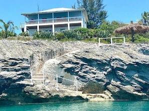 House, 3 Bedrooms | Exterior - Blue Love Point 3br 3 Bedroom Home (Gregory Town)