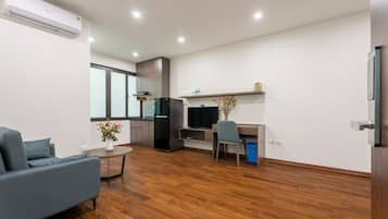 Studio Standar | 1 kamar tidur dan seprai premium