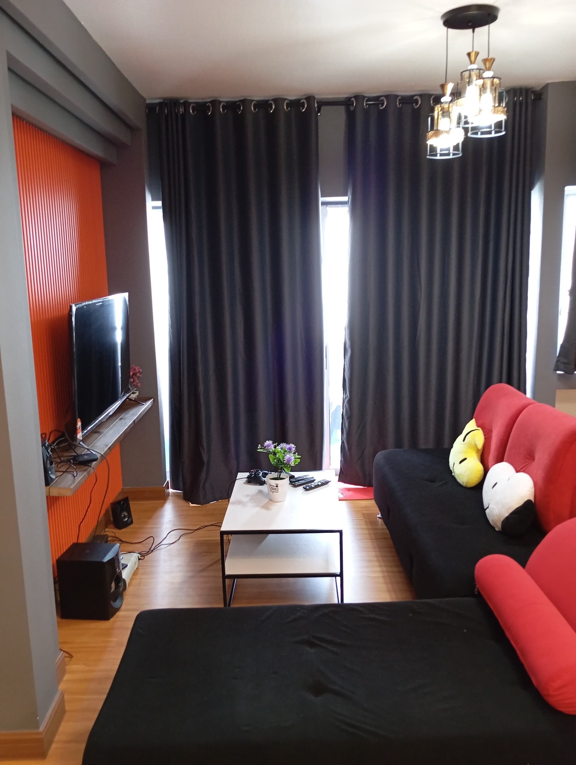 Apartemen Premium, 2 kamar tidur, pemandangan danau (Snoopy Theme 3) | Area keluarga | TV LCD dan konsol video game