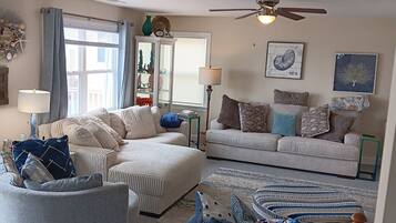 Televisión, reproductor de DVD y libros