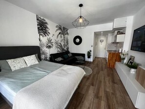 1 Schlafzimmer, schallisolierte Zimmer, kostenloses WLAN, Bettwäsche