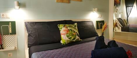 1 makuuhuone, ilmainen Wi-Fi, vuodevaatteet