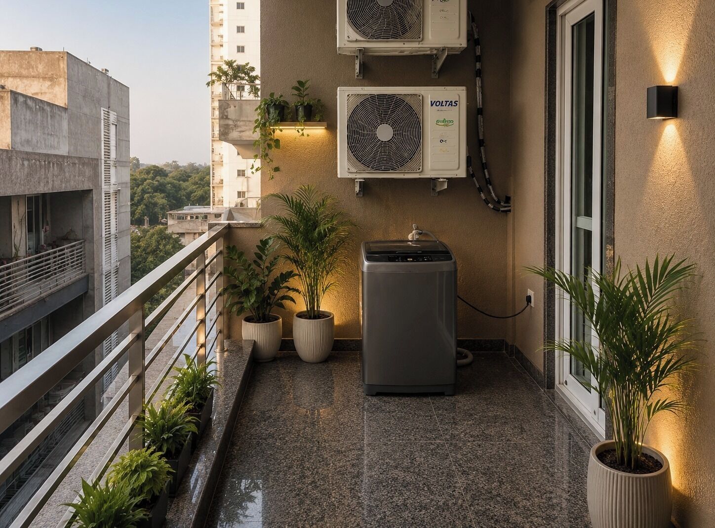 Comfort Apartment | Pemandangan balkoni