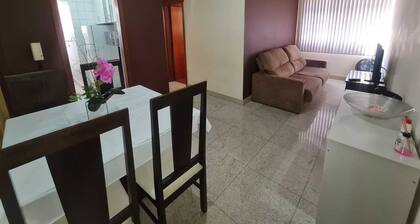 Complete 2 bedroom apartment with parking space in the center of Contagem