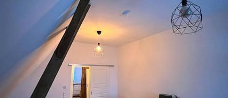 2 bedrooms, iron/ironing board, travel crib, free WiFi