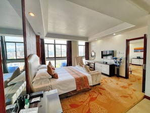 In-room safe, blackout drapes, soundproofing, iron/ironing board