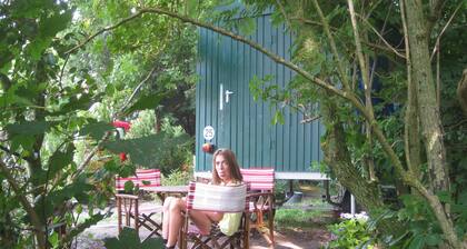 Comfortably developed and fully equipped trailer on the North Sea