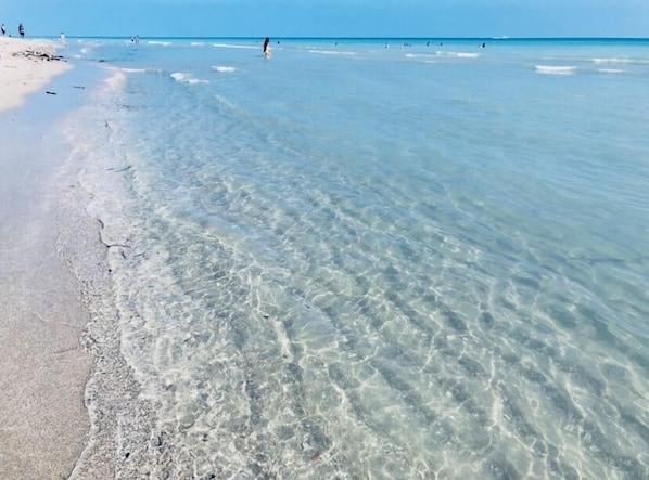 On the beach, white sand, beach towels, 15 beach bars - Beach Tide (Hollywood)