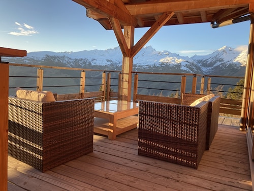 Arcs 1600 - Chalet 5 chambres avec vue imprenable