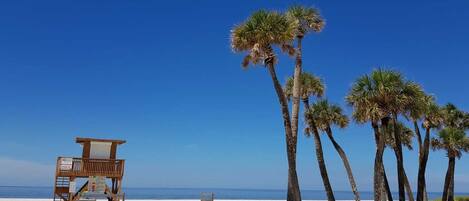 Sillas reclinables de playa, toallas de playa