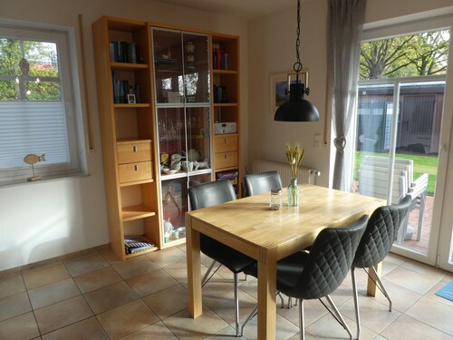 Norderney vacation apartment with large garden near the beach and harbor