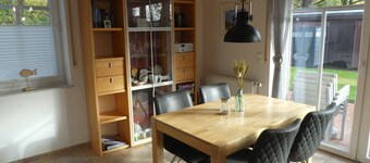 Norderney vacation apartment with large garden near the beach and harbor
