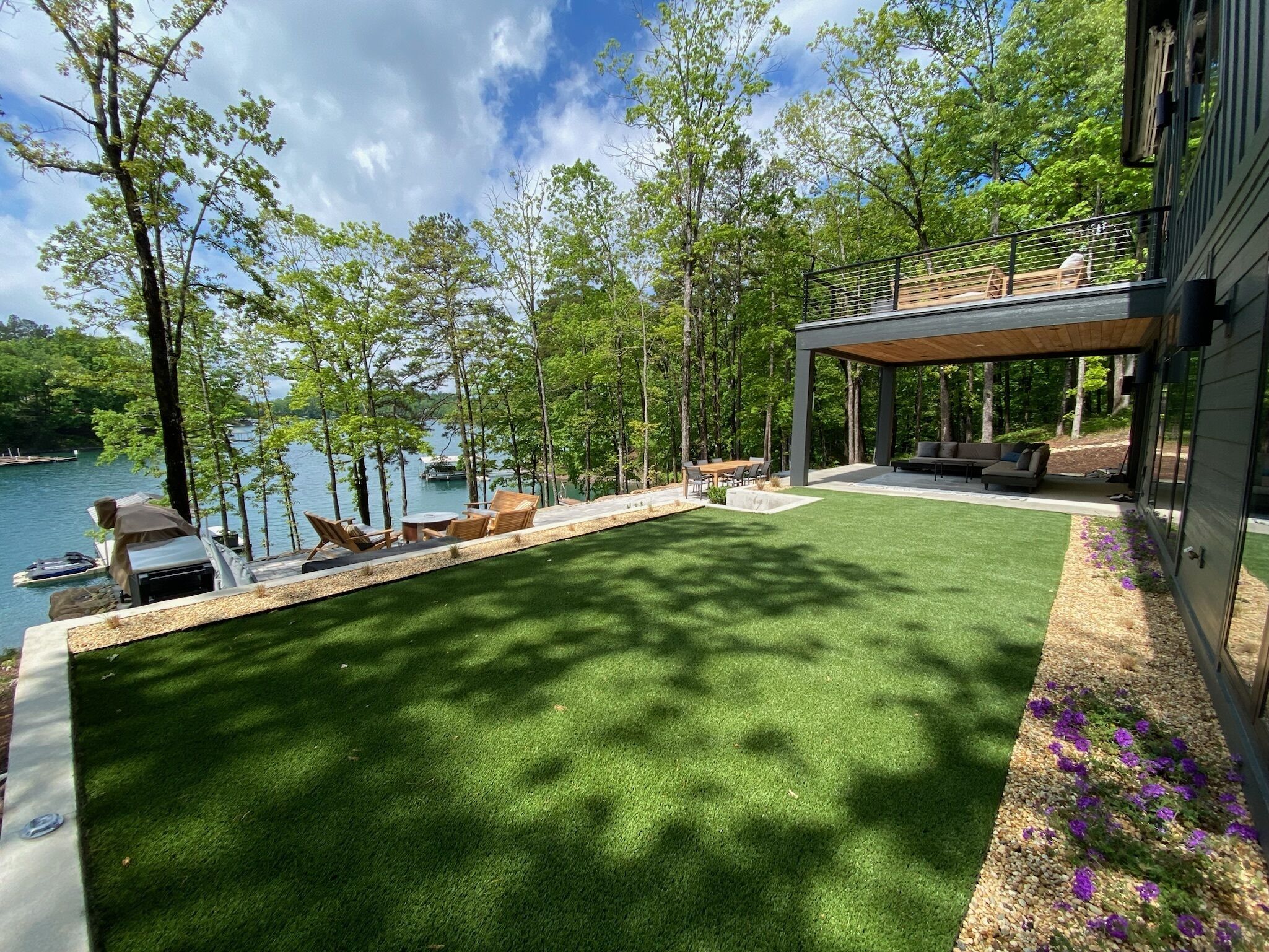 Stunning new construction Lake Keowee contemporary waterfront home!