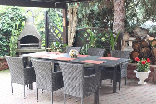 Vacation home (approx. 100m²) with garden in the south of Leipzig near Haselbacher See