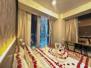 Presidential-Apartment, 2 Schlafzimmer (KLCC View Apartment) | Ausblick vom Zimmer