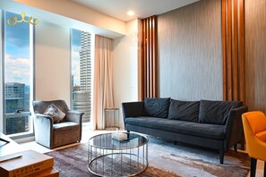 Appartement Présidentiel, 2 chambres (KLCC View Apartment) | Coin séjour