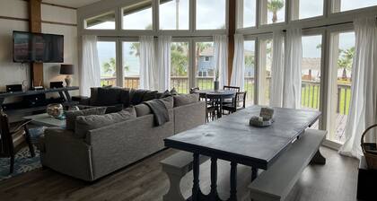 Large Beachfront Home right on the beach